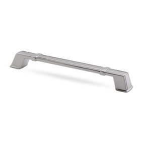 Badem10 Passage 192 mm Parlak Krom Metal Çekmece Dolap Kapak Kulbu