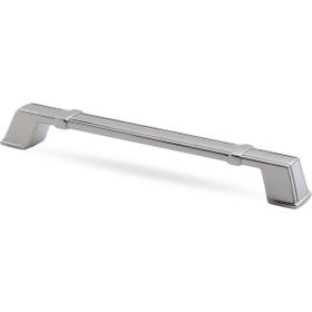 Badem10 Passage 192 mm Parlak Krom Metal Çekmece Dolap Kapak Kulbu