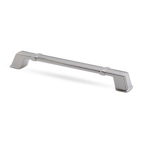 Badem10 Passage 192 mm Parlak Krom Metal Çekmece Dolap Kapak Kulbu
