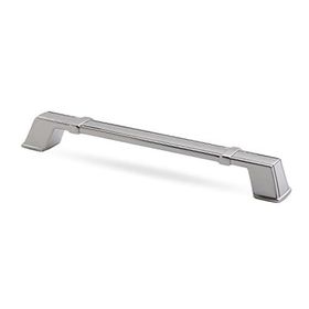 Badem10 Passage 192 mm Parlak Krom Metal Çekmece Dolap Kapak Kulbu