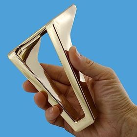 Badem10 Penta 15 cm Altın Gold Lüks Mobilya Kanepe Sehpa Tv Ünitesi Koltuk Ayağı