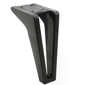 Badem10 Penta Lüks 18 cm Siyah Baza Mobilya Kanepe Sehpa TV Ünitesi Koltuk Ayağı