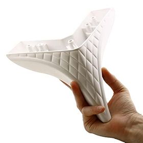 Badem10 Petek Lüks 14 cm Beyaz Baza 4 Adet Mobilya Kanepe Sehpa Tv Ünitesi Koltuk Puf Ayağı