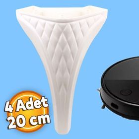 Badem10 Petek Lüks 20 cm 4 Adet Mobilya Ayak Kanepe Sehpa TV Ünitesi Koltuk Puf Ayağı