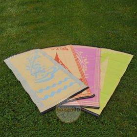 Badem10 Piknik Cami Park Plaj Bahçe Balkon Teras Kamp Outdoor Karavan Mat 60x140 cm Plastik Hasır Halı Kilim