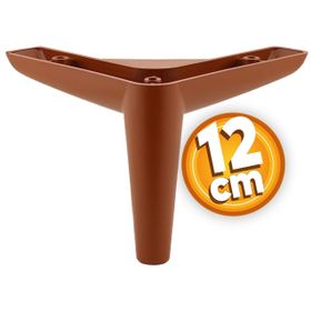 Badem10 Piko Lüks 12 cm Kahverengi Baza Mobilya Kanepe Sehpa TV Ünitesi Koltuk Ayağı