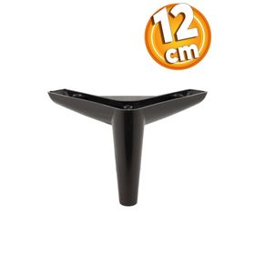 Badem10 Piko Lüks 12 cm Siyah Baza Mobilya Kanepe Sehpa TV Ünitesi Koltuk Ayağı