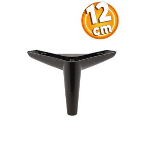 Badem10 Piko Lüks 12 cm Siyah Baza Mobilya Kanepe Sehpa TV Ünitesi Koltuk Ayağı