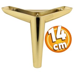 Badem10 Piko Lüks 14 cm Gold Altın Baza Mobilya Kanepe Sehpa TV Ünitesi Koltuk Ayağı