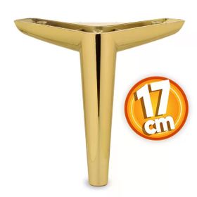 Badem10 Piko Lüks 17 cm Gold Altın Baza Mobilya Kanepe Sehpa Tv Ünitesi Koltuk Ayağı