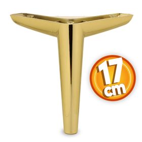 Badem10 Piko Lüks 17 cm Gold Altın Baza Mobilya Kanepe Sehpa Tv Ünitesi Koltuk Ayağı