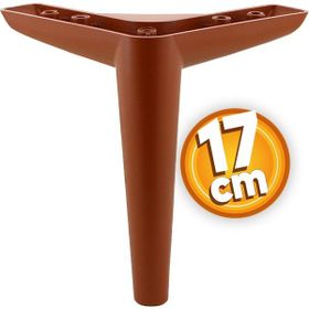 Badem10 Piko Lüks 17 cm Kahverengi Baza Mobilya Kanepe Sehpa TV Ünitesi Koltuk Ayağı