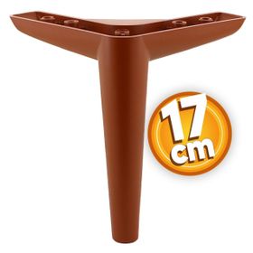 Badem10 Piko Lüks 17 cm Kahverengi Baza Mobilya Kanepe Sehpa TV Ünitesi Koltuk Ayağı