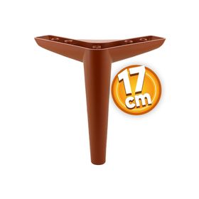 Badem10 Piko Lüks 17 cm Kahverengi Baza Mobilya Kanepe Sehpa TV Ünitesi Koltuk Ayağı