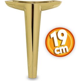 Badem10 Piko Lüks 19 cm Gold Altın Baza Mobilya Kanepe Sehpa TV Ünitesi Koltuk Ayağı