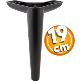 Badem10 Piko Lüks 19 cm Siyah Baza Mobilya Kanepe Sehpa TV Ünitesi Koltuk Ayağı