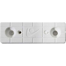 Badem10 Plastik Ayak Baza Pabucu 10x5 cm Beyaz Denge Çubuğu Takozu