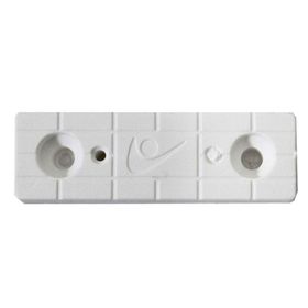 Badem10 Plastik Ayak Baza Pabucu 10x5 cm Beyaz Denge Çubuğu Takozu