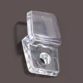 Badem10 Plastik Şeffaf 10 Adet Ayna Tırnağı Cam Ayna Tutucu