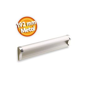 Badem10 Plus Dolap Kapak Çekmece 192 mm Mat Krom Metal Kulp