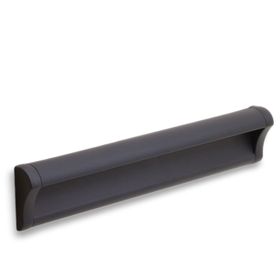 Badem10 Plus Dolap Kapak Çekmece 192 mm Mat Siyah Metal Kulp