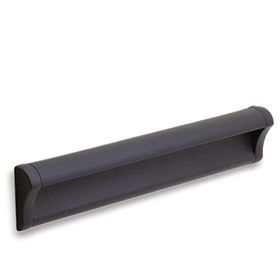 Badem10 Plus Dolap Kapak Çekmece 192 mm Mat Siyah Metal Kulp