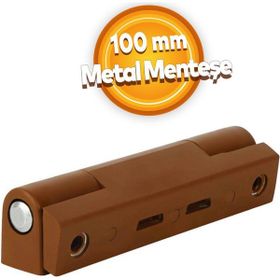 Badem10 Pvc 100 mm Açık Kahverengi Pimapen Kapı Pencere Menteşesi