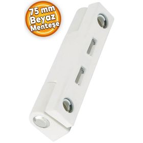 Badem10 Pvc 75 mm Beyaz Pimapen Pencere Menteşesi