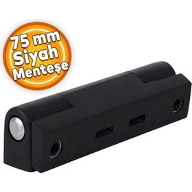 Badem10 Pvc 75 mm Siyah Pimapen Pencere Menteşesi