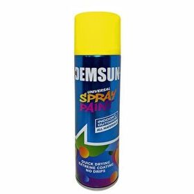 Badem10 RAL1003 Taksi Sarısı 200 ml Demsun Akrilik Efektli Sprey Boya