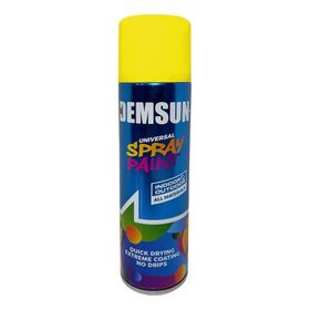 Badem10 RAL1003 Taksi Sarısı 200 ml Demsun Akrilik Efektli Sprey Boya