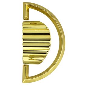 Badem10 Regnum Desenli Çekmece Dolap Kapak Plastik Gold Kulp