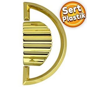 Badem10 Regnum Desenli Çekmece Dolap Kapak Plastik Gold Kulp