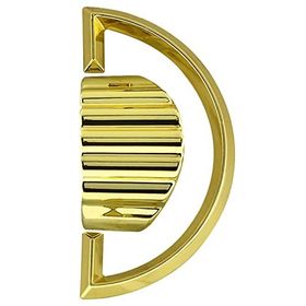 Badem10 Regnum Desenli Çekmece Dolap Kapak Plastik Gold Kulp