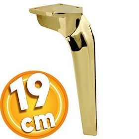 Badem10 Repla Lüks 19 cm Gold Altın Baza Mobilya Kanepe Sehpa TV Ünitesi Koltuk Ayağı