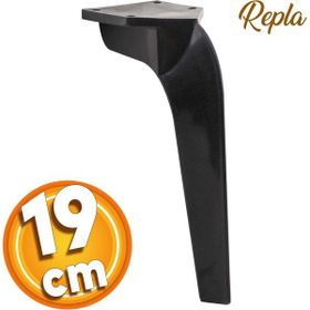 Badem10 Repla Lüks 19 cm Siyah Baza Mobilya Kanepe Sehpa TV Ünitesi Koltuk Ayağı