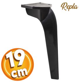 Badem10 Repla Lüks 19 cm Siyah Baza Mobilya Kanepe Sehpa TV Ünitesi Koltuk Ayağı