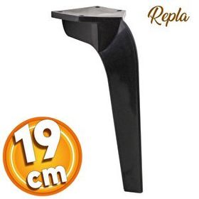 Badem10 Repla Lüks 19 cm Siyah Baza Mobilya Kanepe Sehpa TV Ünitesi Koltuk Ayağı