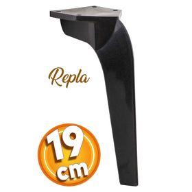 Badem10 Repla Lüks 19 cm Siyah Baza Mobilya Kanepe Sehpa TV Ünitesi Koltuk Ayağı