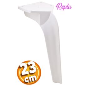 Badem10 Repla Lüks 23 cm Beyaz Baza Mobilya Kanepe Sehpa TV Ünitesi Koltuk Ayağı