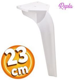 Badem10 Repla Lüks 23 cm Beyaz Baza Mobilya Kanepe Sehpa TV Ünitesi Koltuk Ayağı
