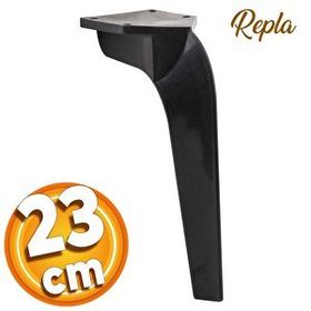 Badem10 Repla Lüks 23 cm Siyah Baza Mobilya Kanepe Sehpa TV Ünitesi Koltuk Ayağı