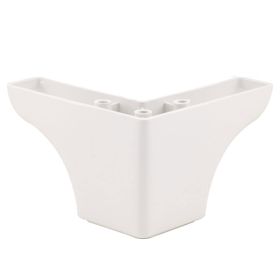 Badem10 Rose Lüks 7.5 cm Beyaz Baza Mobilya Kanepe Sehpa TV Ünitesi Koltuk Ayağı