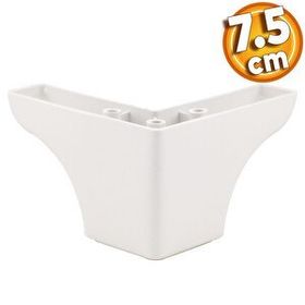 Badem10 Rose Lüks 7.5 cm Beyaz Baza Mobilya Kanepe Sehpa TV Ünitesi Koltuk Ayağı