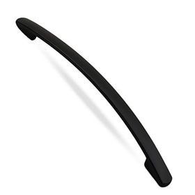 Badem10 Samuray Çekmece Dolap 10 Adet 128 mm Mat Siyah Metal Kapak Kulbu