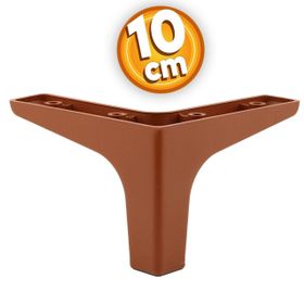 Badem10 Sedef Lüks 10 cm Kahverengi Baza Mobilya Kanepe Sehpa TV Ünitesi Koltuk Ayağı
