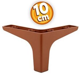 Badem10 Sedef Lüks 10 cm Kahverengi Baza Mobilya Kanepe Sehpa TV Ünitesi Koltuk Ayağı