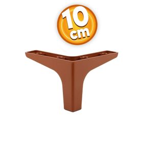 Badem10 Sedef Lüks 10 cm Kahverengi Baza Mobilya Kanepe Sehpa TV Ünitesi Koltuk Ayağı