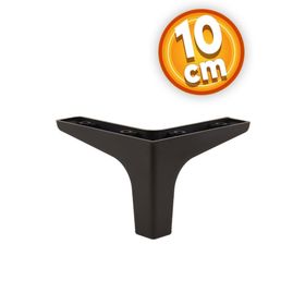 Badem10 Sedef Lüks 10 cm Siyah Baza Mobilya Kanepe Sehpa TV Ünitesi Koltuk Ayağı