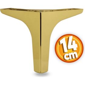 Badem10 Sedef Lüks 14 cm Gold 4 Adet Mobilya Kanepe Sehpa TV Ünitesi Koltuk Ayağı